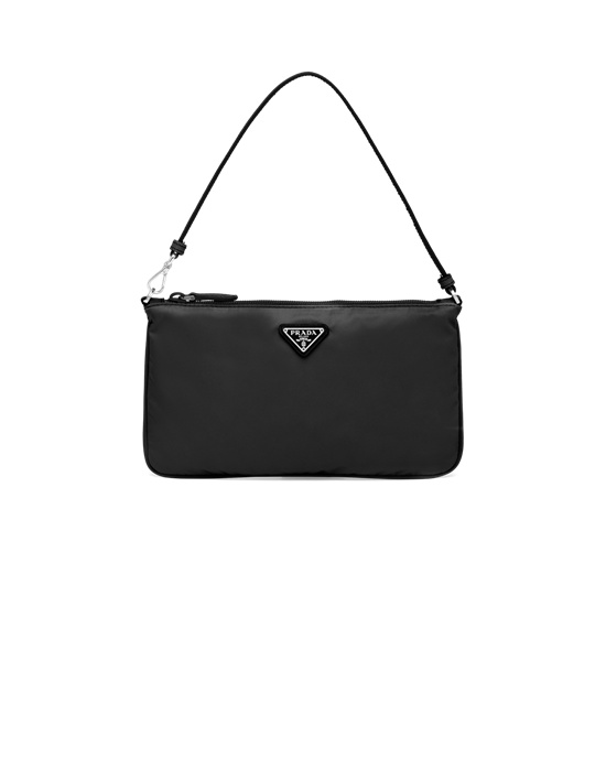 Prada Re-nylon Pouch Negros | 7432-JGKUE