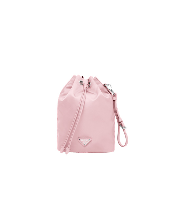 Prada Re-nylon Pouch Rosas | 0793-VLPMY