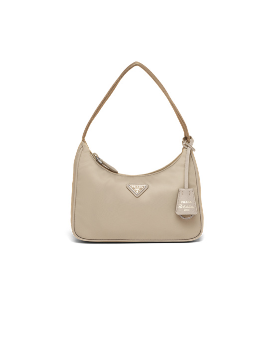Prada Re-nylon Re-edition 2000 Mini-bag Beige | 0256-YWBIE