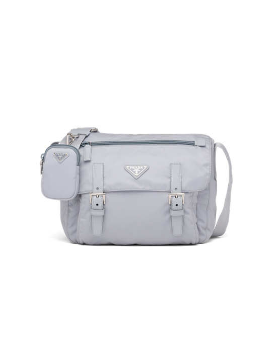 Prada Re-nylon Shoulder Bag Azules | 4208-XCRQG