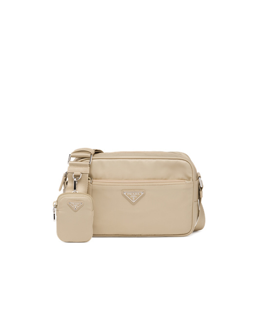 Prada Re-nylon Shoulder Bag Beige | 6973-XOJBH