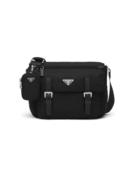 Prada Re-nylon Shoulder Bag Negros | 6481-WUCKV