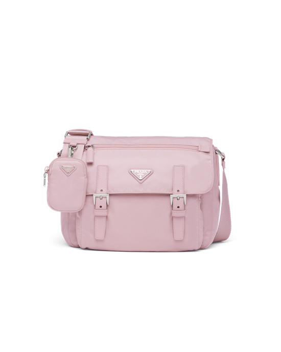 Prada Re-nylon Shoulder Bag Rosas | 2073-FLVNZ