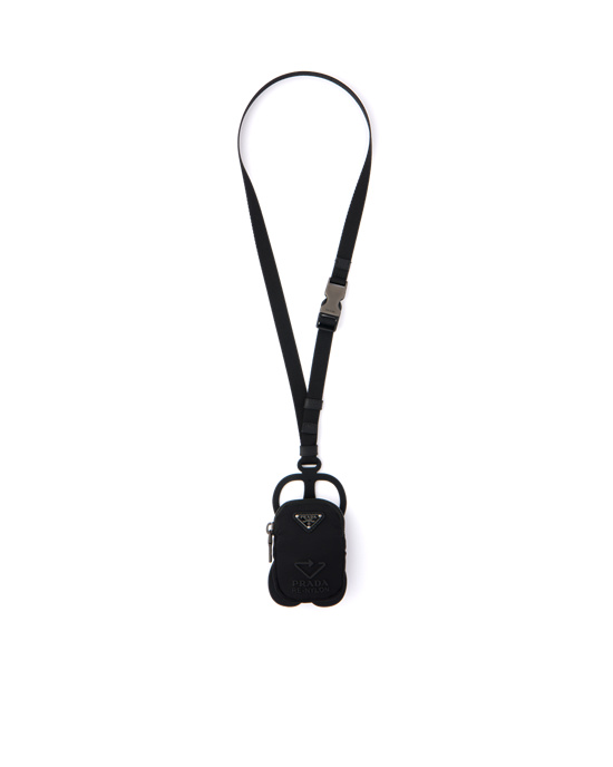 Prada Re-nylon Smartphone Case Negros | 4271-NXKDU