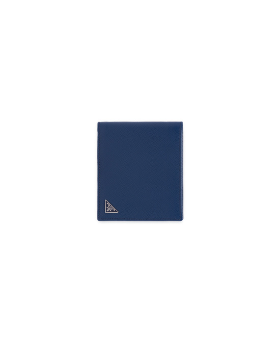 Prada Saffiano Cuero Wallet Bluette | 2618-ETCSD