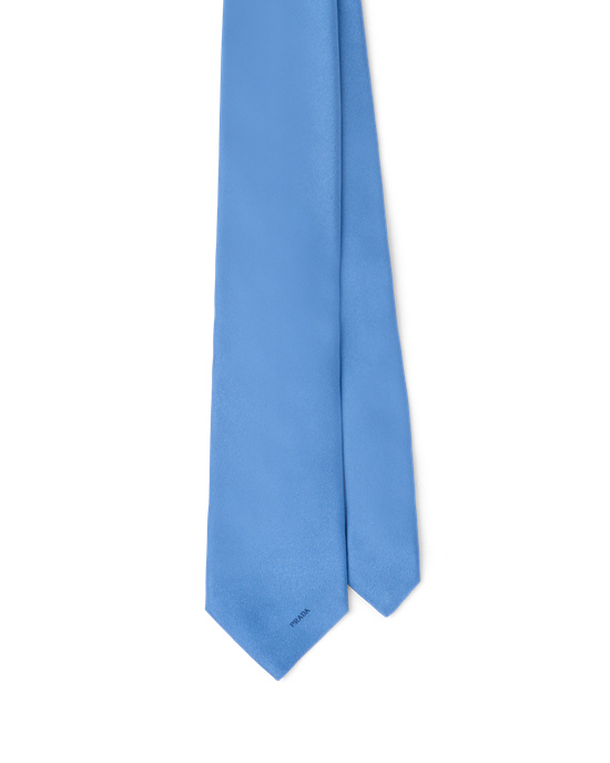 Prada Satin Tie Azules Claro | 5689-DVZMC