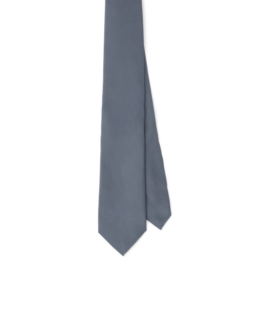 Prada Satin Tie Iron Gray | 6341-TUKWE