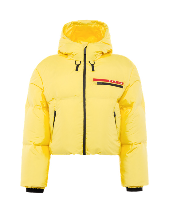 Prada Technical Nylon Puffer Jacket Amarillos | 2870-YEINW
