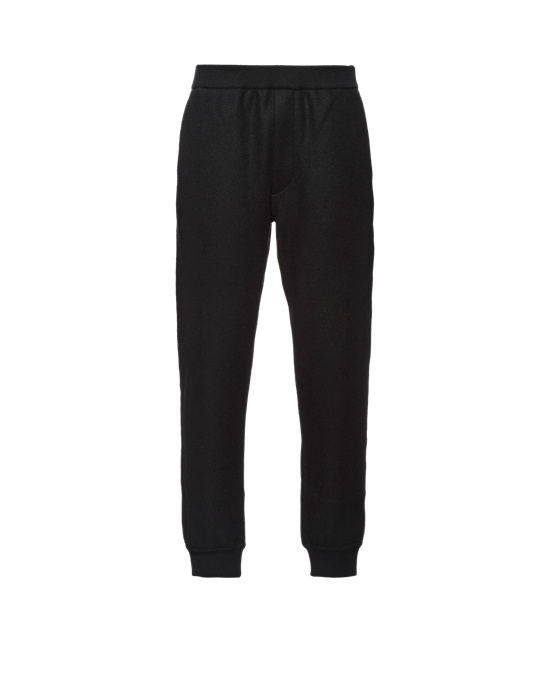 Prada Wool And Cashmere Jogging Pants Negros | 2058-CGYTP