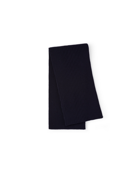 Prada Wool Scarf Azul Marino | 5186-CUTPN