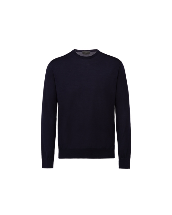 Prada Wool Sueter Azules | 1593-VEDYI