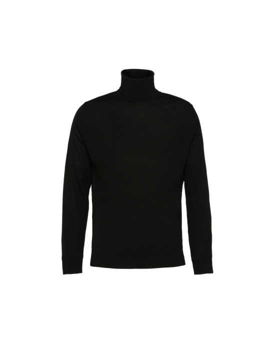 Prada Wool Turtleneck Negros | 2547-ASIOQ